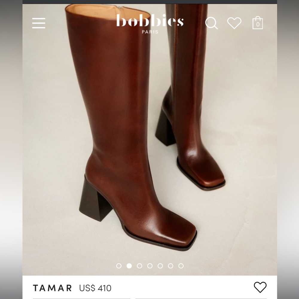 Bobbies Paris Tamar high-heeled knee high boots